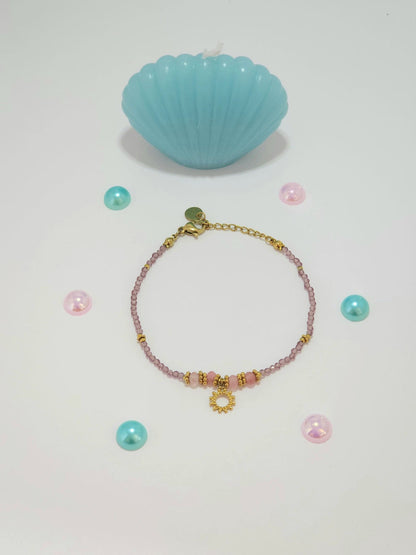 Bracelet Jana en acier inoxydable doré
